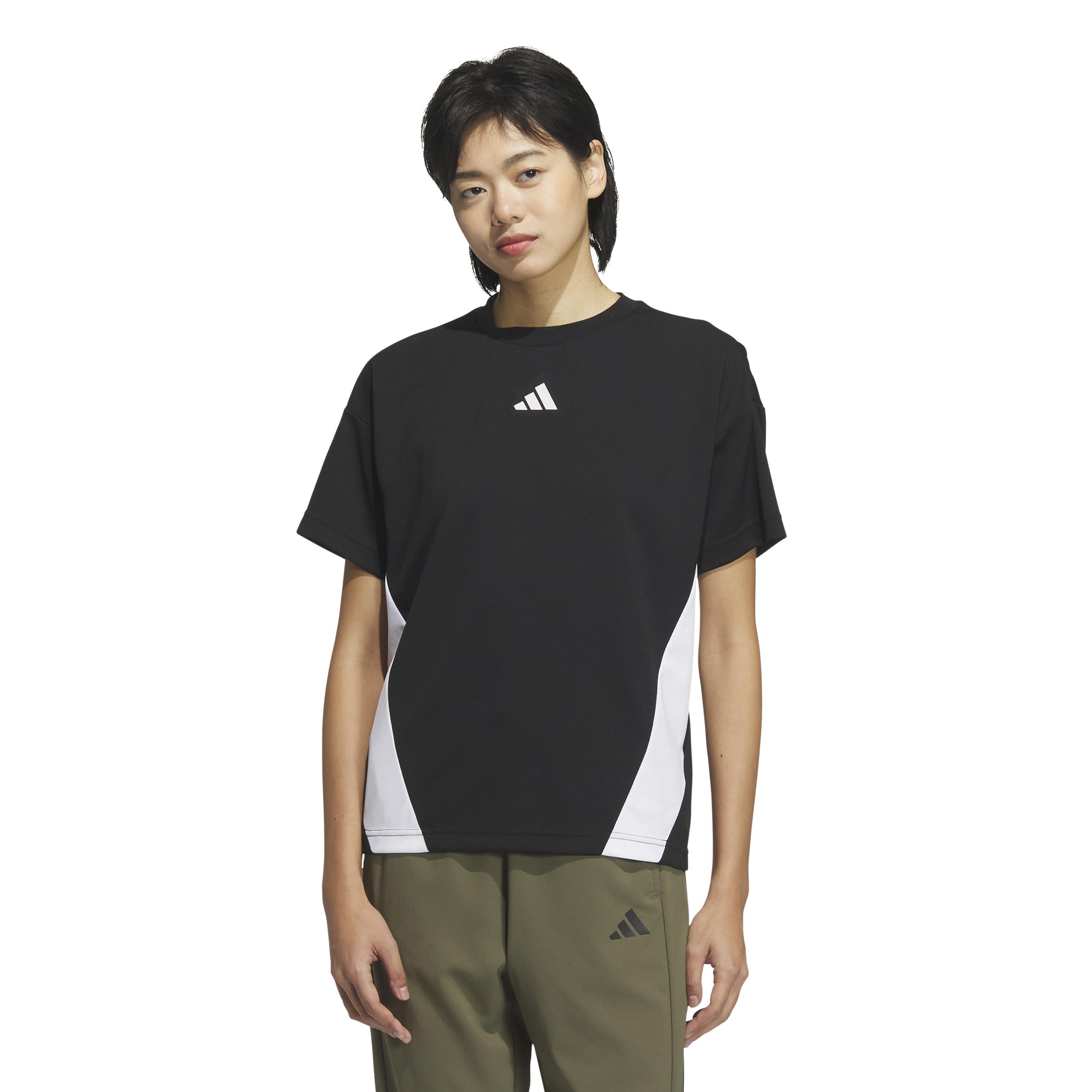 

Женская футболка Adidas с коротким рукавом ACTV CB KQD82 черная (JP0008) J/2XL