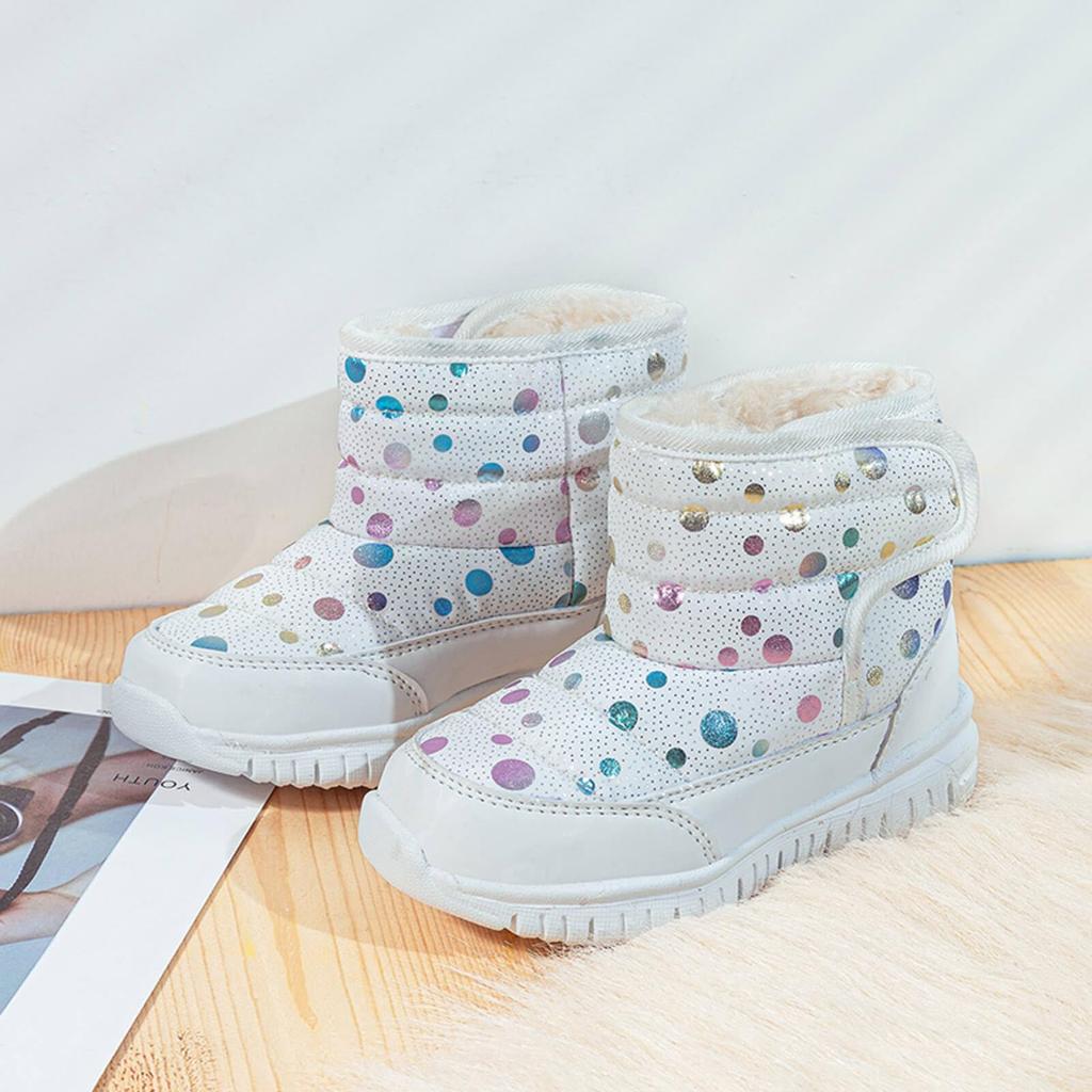 MAYCY Snow Winter Boots for Baby Girls and Snowshoes for Perfect for Snow Play and Winter Boots with Fleece Cold Size 16 Kids' Boots, Boys, Kids,