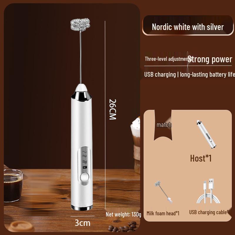 Electric Handheld Milk Frother & Mixer