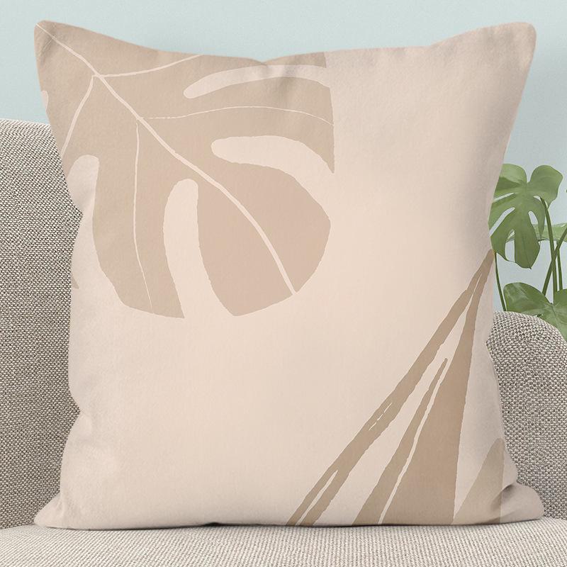 Modern Abstract Character Pillow - Removable, Washable Cushion for Sofa or Bed