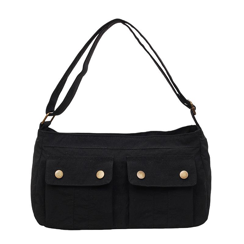 Commuter bag women's large-capacity casual women's bag shoulder bag versatile literary and retro messenger bag