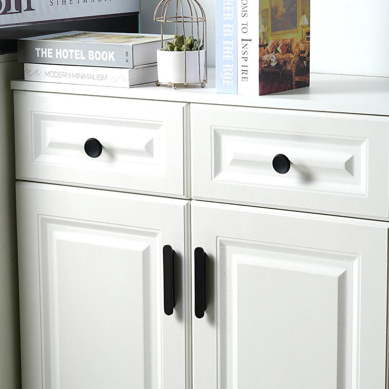 Solid Brass Round Cabinet Knob Single Hole Pull Handle for Modern Cabinets Wardrobes Dressers Drawers Home Hotel Use