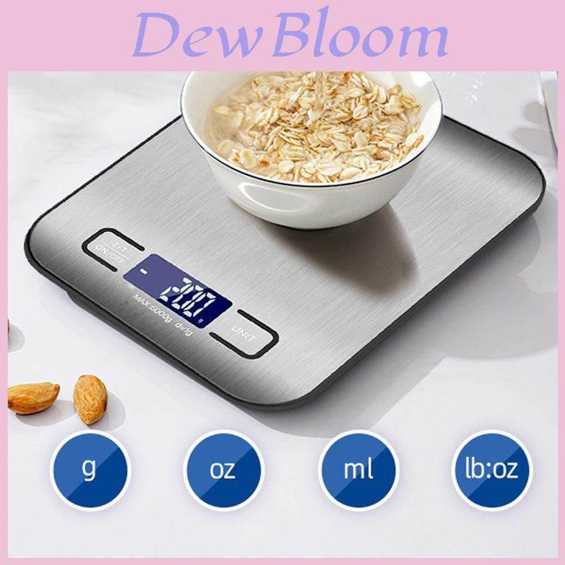 Electronic Kitchen Scale With Auto Shutoff And Overload Protection For Baking And Coffee Use