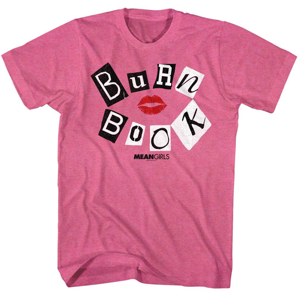 Mean Girls Movie Burn Book Lips Stick Kiss Men T Shirt XXL