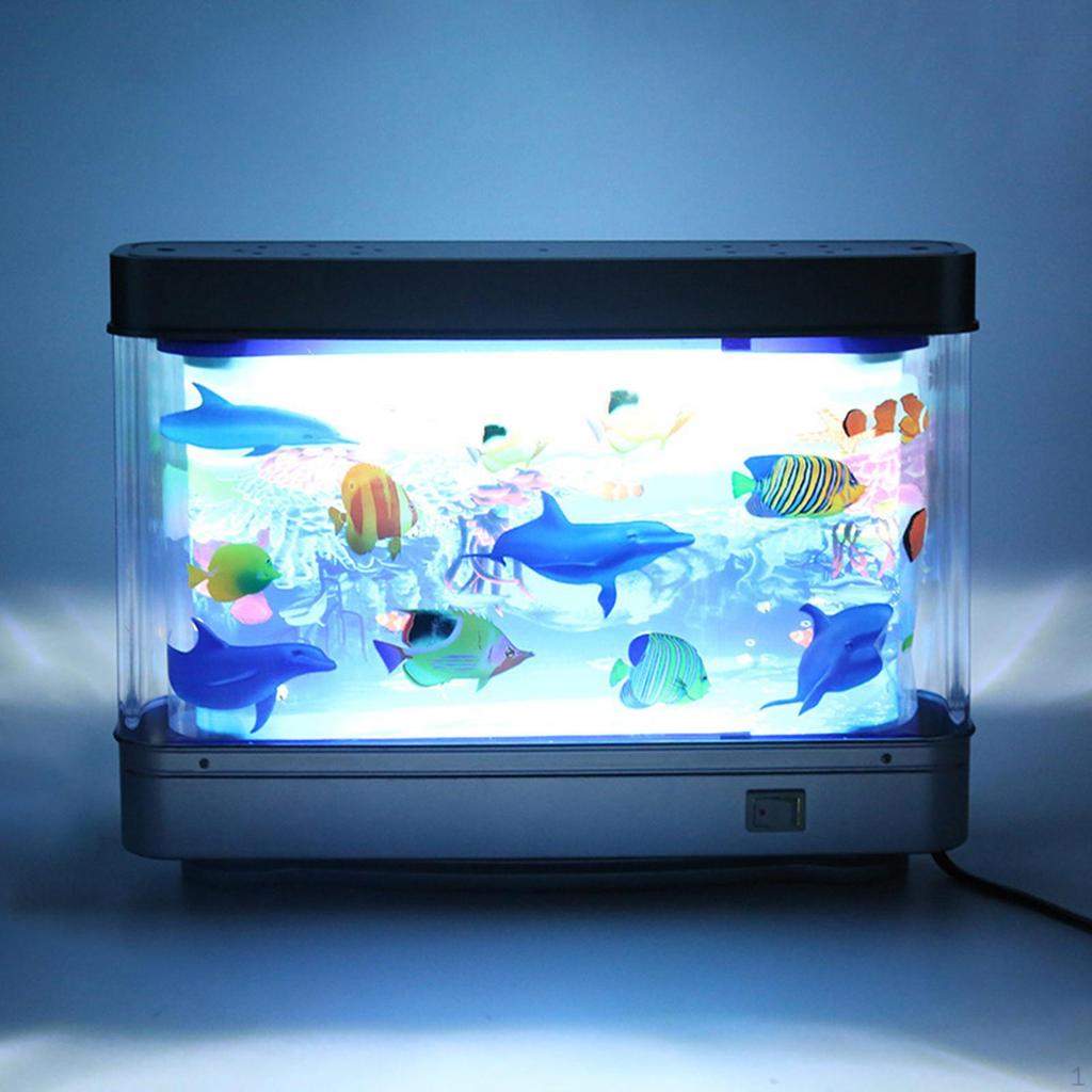 Künstliches Aquarium Nachtlicht - Bewegliche Fische Mit USB-Betrieb