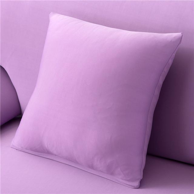 45x45cm Solid Color Elastic Pillow Case Cushion Cover Home Use Decoration Accessories Durable Durable Useful Useful