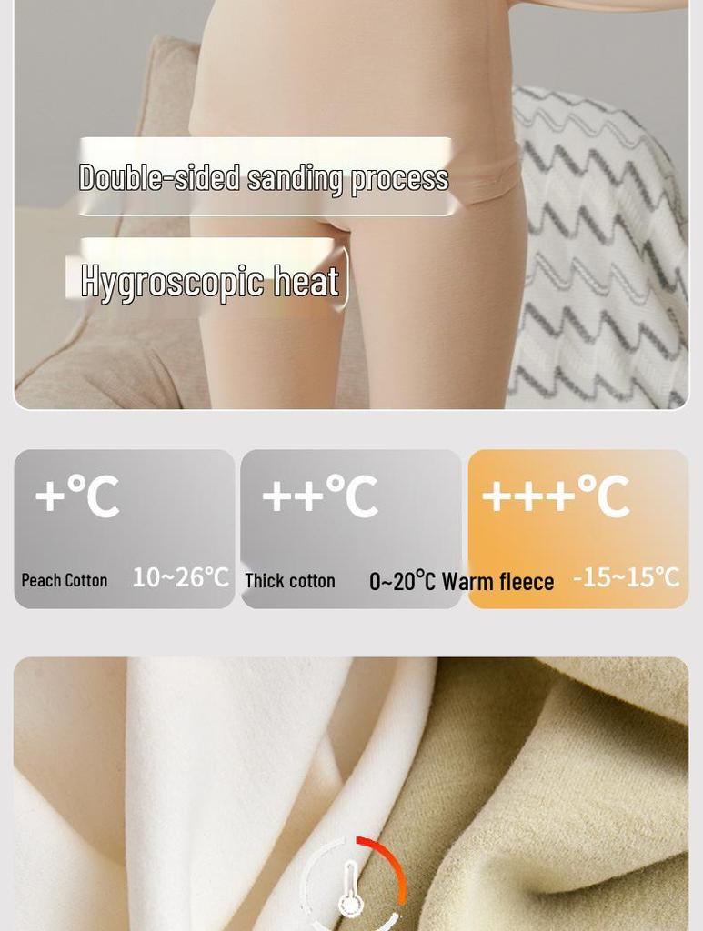 Women's Extra Thick Fleece-Lined Acrylic Thermal Base Layer Top