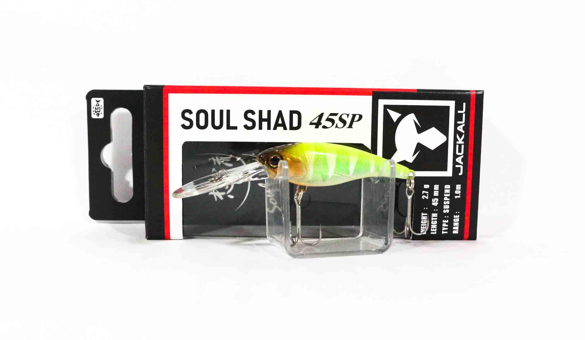 JACKALL Soul Shad 45SP POL Chart Back Bluegill Lure