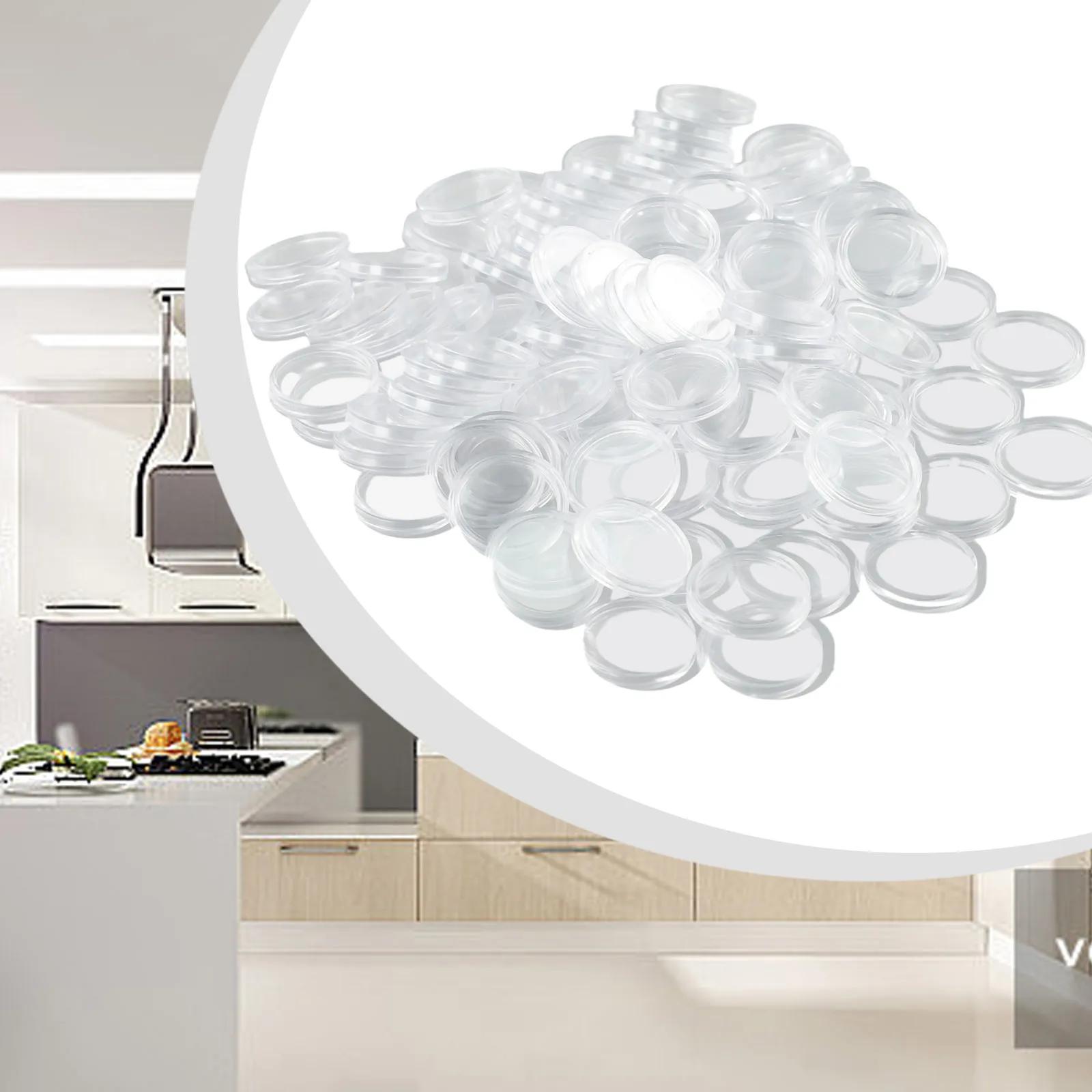 

21mm Coin Holders Capsules Case Clear Container Round Transparent Collections Display Gifts Plastic Protection CHINA