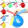 3Pcs Air Balloon Helicopter Plaything Playful Balloon Ortable Outdoor Helicopter Flying Kid Birthday Party Children'S Interest Game Present