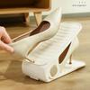 New Adjustable Height Shoe Stacker Double Layer Durable Space-Saving Shoe Rack Shoe Shelf for Closet Shoes Storage