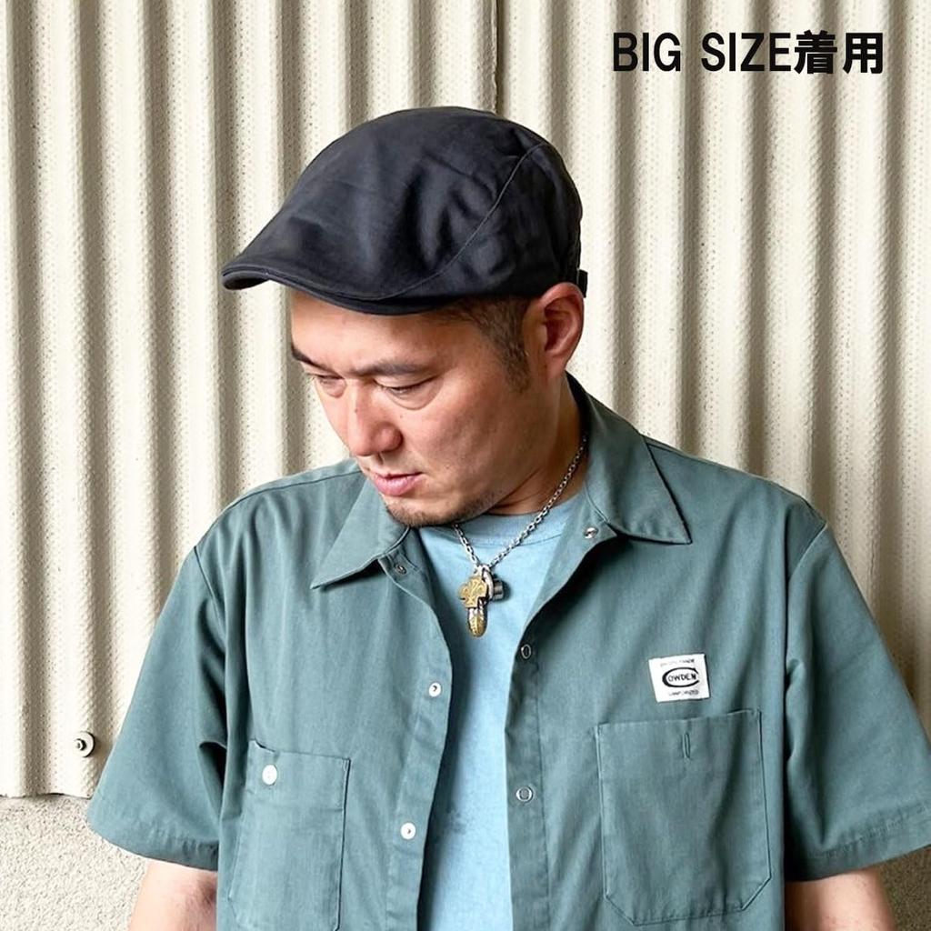 Original Hunting Cap 61cm Large Size Plain Cotton Deep Hat UV Protection Adjustable Size Golf Outdoor Fishing Hiking [SIDE TRIP] Men's Women's (L,