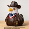 Patriotic Duck Figurines 4Th of July Eaglet Duck Statue 250Th Anniversary Independence Day Decors Patriotic Duck Ornament