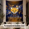 Custom Text Tapestry Leicester City Print Wall Tapestry Indoor Living Room Wall Decor