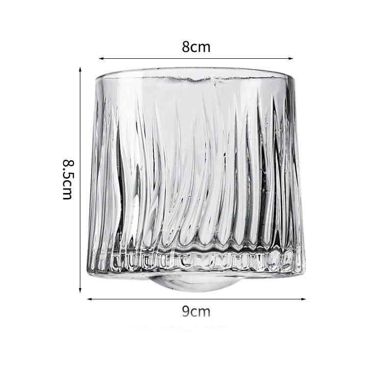

Кружка стеклянная 300 мл с вертикальной хрустальной текстурой, прозрачная, простая, практичная и эстетичная, лучший подарок на день рождения, бокал для вина 1pcs