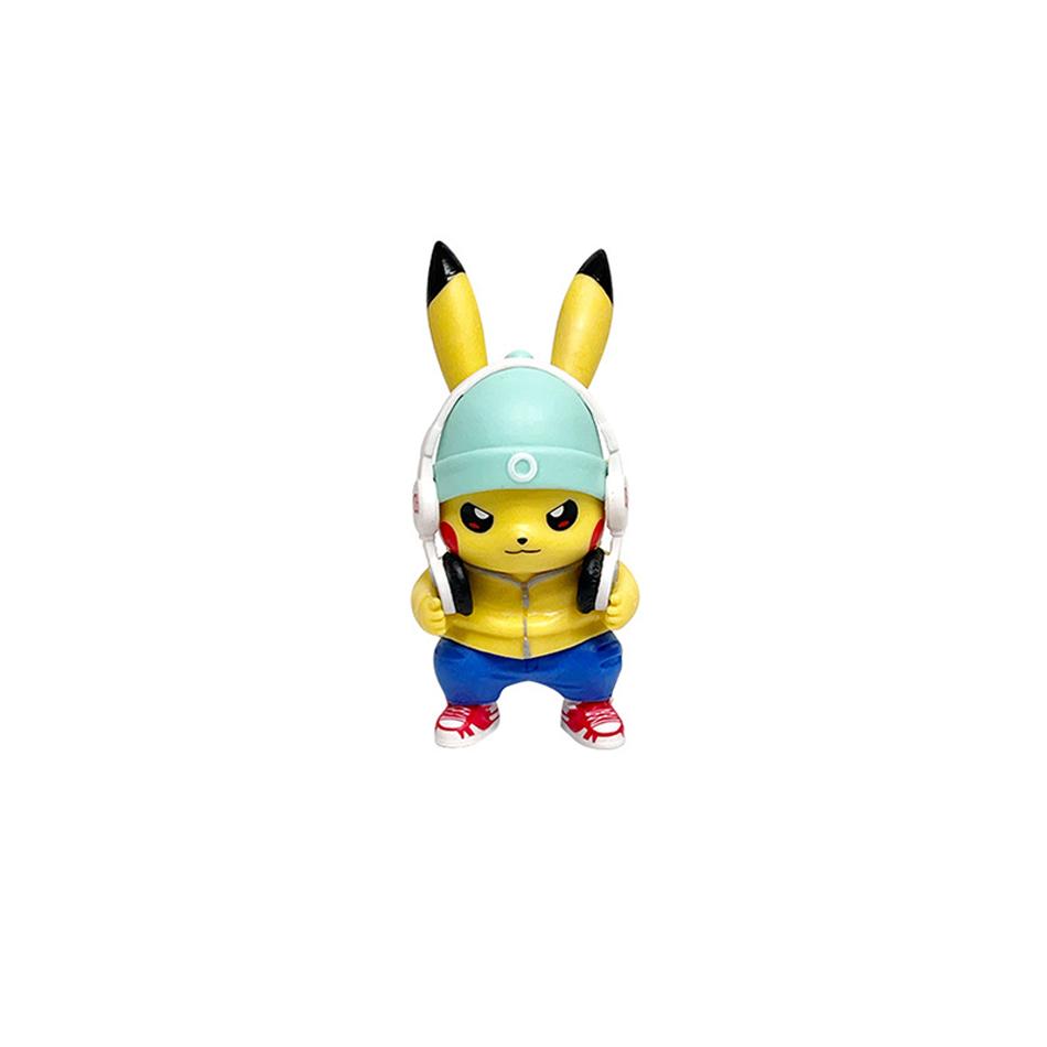 New Pocket Monsters Cartoon Movie Anime Character Pikachu Gengar Mewtwo Gurado Action Model Toy Blind Box Random Trendy Mystery Surprise Collectible