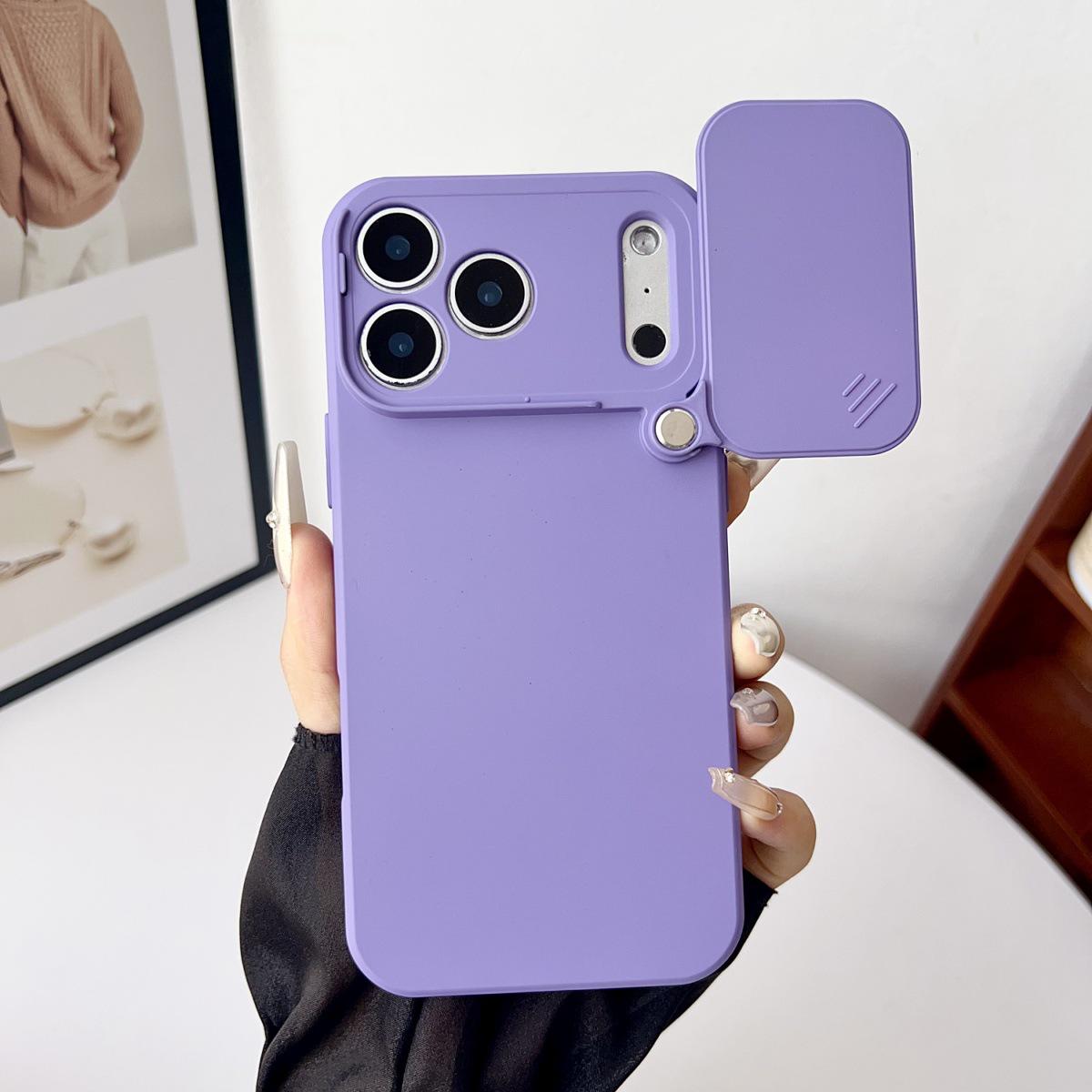 

Совместим с iPhone 17 Pro Max: Вращающийся защитный чехол с выдвижным окном, мягкий дизайн с полной защитой. 17 Pro Max