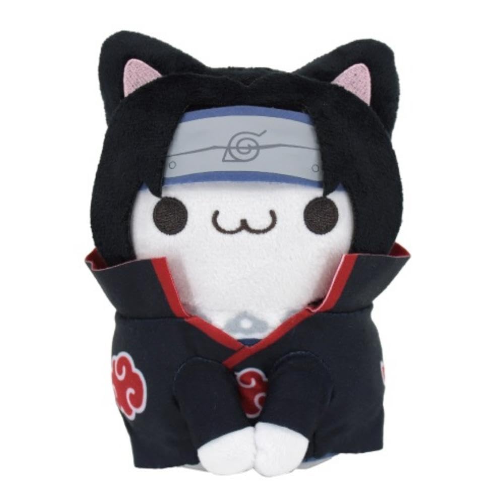 Bandai Namco Nui NARUTO Chibi Plush Toy x MEGA CAT PROJECT Nyarult! Uchiha Itachi 2593218 Body Size: Sitting Approx. H155mm