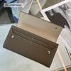 2025 Genuine Leather Women Wallets First Layer Of Cowhide Long Purse Two-tone Wallets Clutch Bags For Ladies Billfolds
