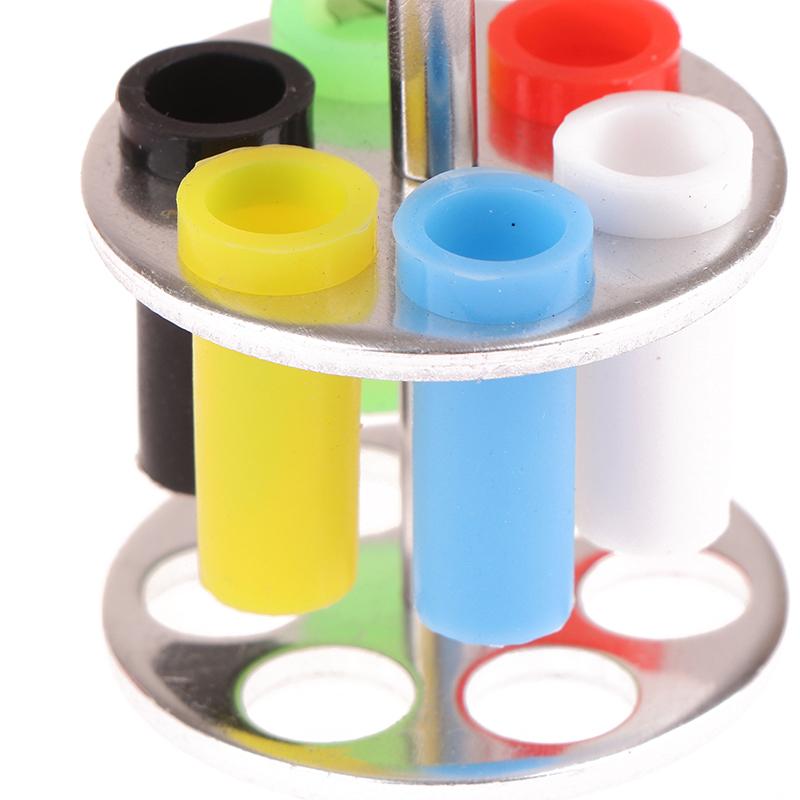 1Pc 6 Holes Dental Endo Box Gutta Percha Points Disinfection Box Autoclave Sterilizer Case Burs Disinfection Endo Files Holder