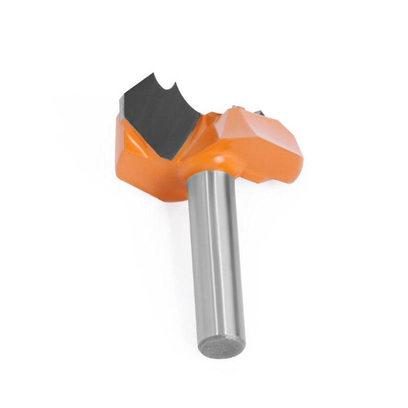 Coadă de 8 mm cu arc dublu Dragon Ball Bit rotund peste freză pentru freza de gravură pentru prelucrarea lemnului de calitate profesională