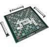 Large Scrabble Game with Rotating Wooden Board, Classic Word Game for Family Game Night, Party Board Game