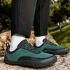 Men's Sneakers Wide Toe Barefoot Shoes Unisex Outdoor Lace-up Casual Shoes Plus Size Hiking Shoe Breathable Leather Men Shoes