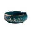 Luxury Gold-Plated Ceramic Ashtray for Home or Office