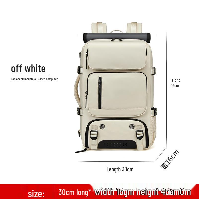 Men's Multifunctional Large Capacity Water-Resistant Outdoor Travel/Camping Backpack and Crossbody Bag
