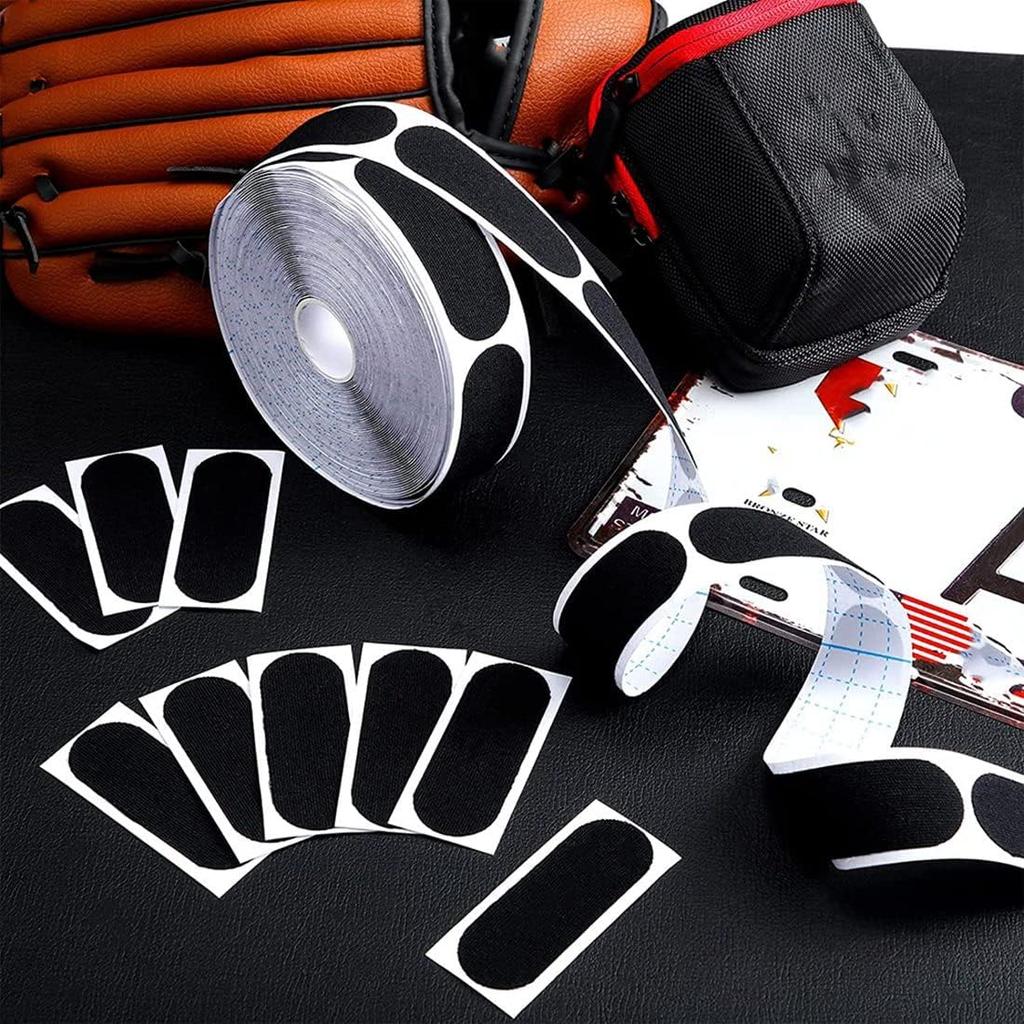 200 pieces of elastic finger protector and thumb protector for bowling Black