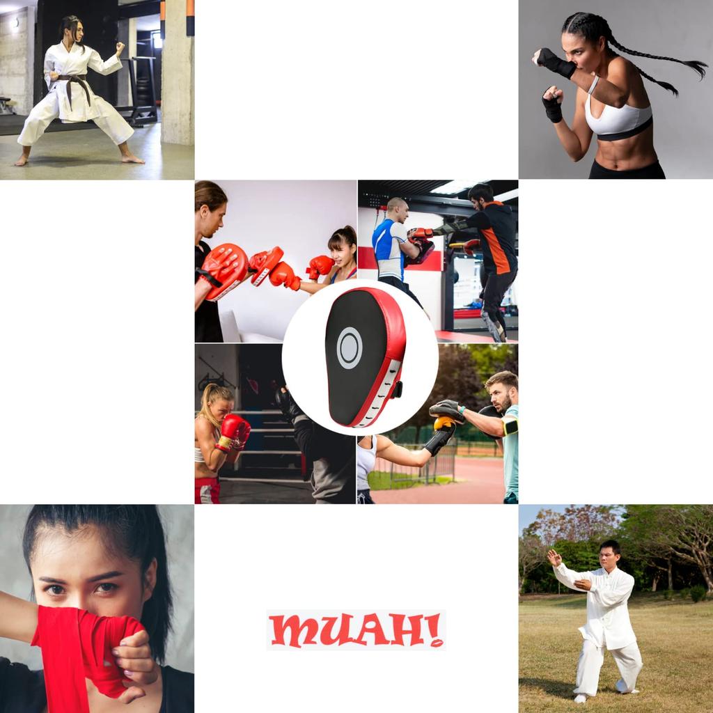 Wing Chun Punching Mitt for Jeet Kune Jeet Kune Kung and Chinese Martial Arts MUAH! Bag/Punching Karate, Do, Do, Boxing, Fu, (Punching Mitts)