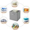 Non Woven Fabric Square Storage Box Foldable Underwear Storage Box Cube Storage Box  Office