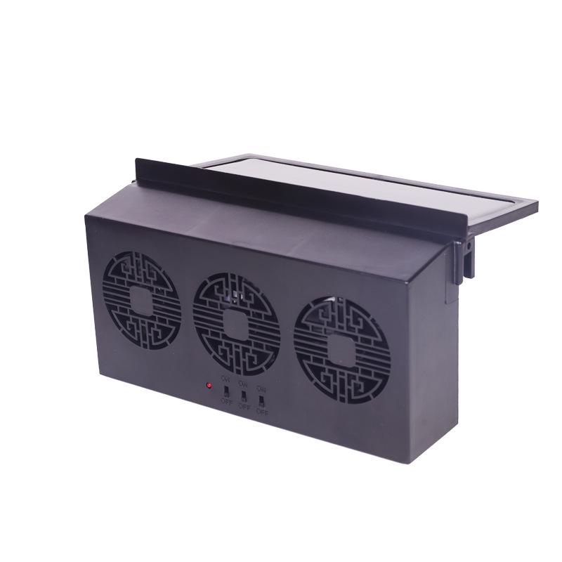 

Повністю автоматичний автомобільний вентилятор для вентиляції та витяжки на сонячній батареї