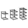 Expandable Under Sink Storage Rack Carbon Steel Kitchen Cabinet Organizers Storage Solution for Kitchen & Bathroom