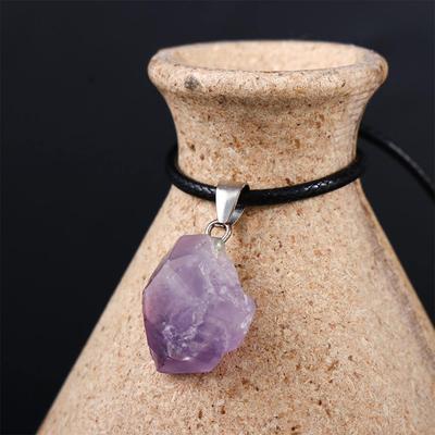 Steen Leer Touw Vrouwen Ketting Geometrie Sleutelbeen Ketting Kristallen Ketting Koreaanse Stijl Sieraden