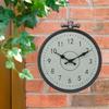 Weatherproof 14Inch Wall Clock with Quiet Movement Clock for Poolsides and Garden Decors Camping Accessorries Clock