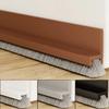 Door Sealing Strip Self-adhesive Door Bottom Gap Filling Sealing Strips Insect Proof Brush Strip Windproof Soundproof Door Tape