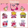 Adorable Kirby French Fries Burger Cake Series Pvc Figurines Perfect For Desk Car Decoration