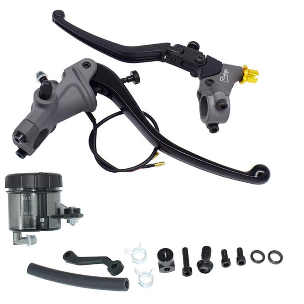 

For Motorcycle Brake Clutch Pump (Pair) Mt-074-Gray Large Oil Cup Zn1X