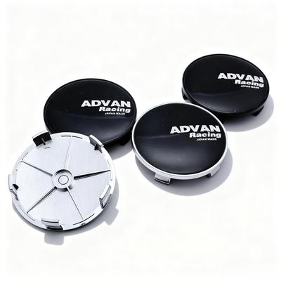 4pcs JDM ADAVN Racing Logo Emblem Car Wheel Center Caps OD 68MM Clips 63MM Wheels Hub Cap Rim Hubcaps Dust Cover Car Accessories