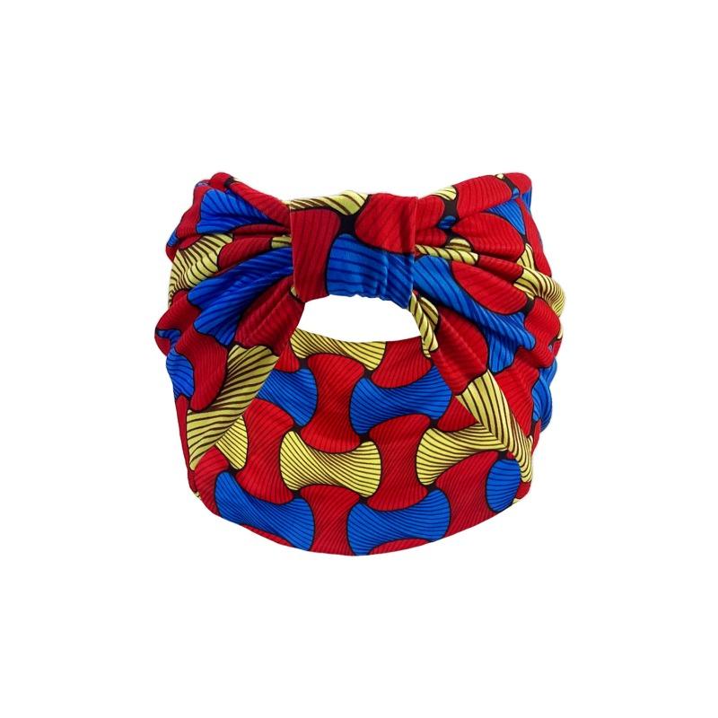 Bohemian Headband Ultra Wide Elastic Sports Headband Women Printed Bag Waist Tie Headband Sweat Absorbing Yoga Headband