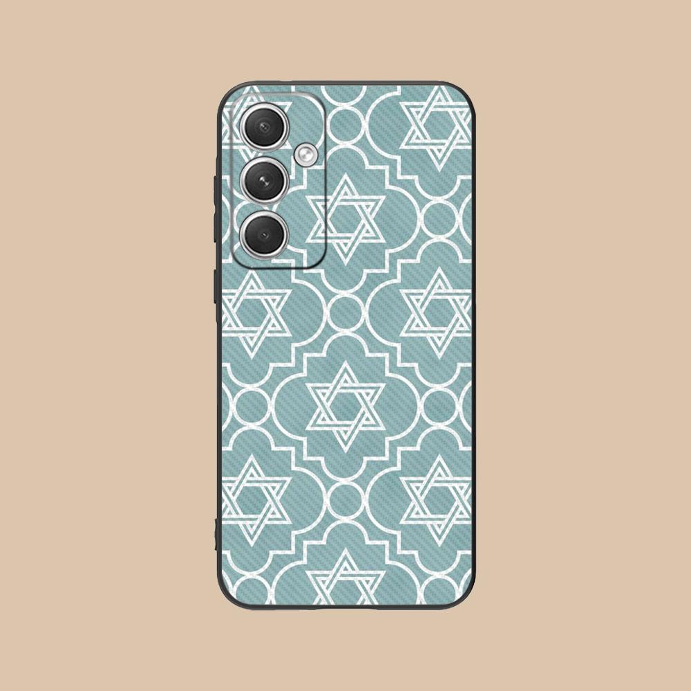 

Jewish Hanukkah Mobile Phone Case for Samsung Galaxy S26 S25 S24 S23 S22 S21 S20 Note20 Plus FE Ultra Colorful Cover Smartphone Galaxy Note20 Ultra