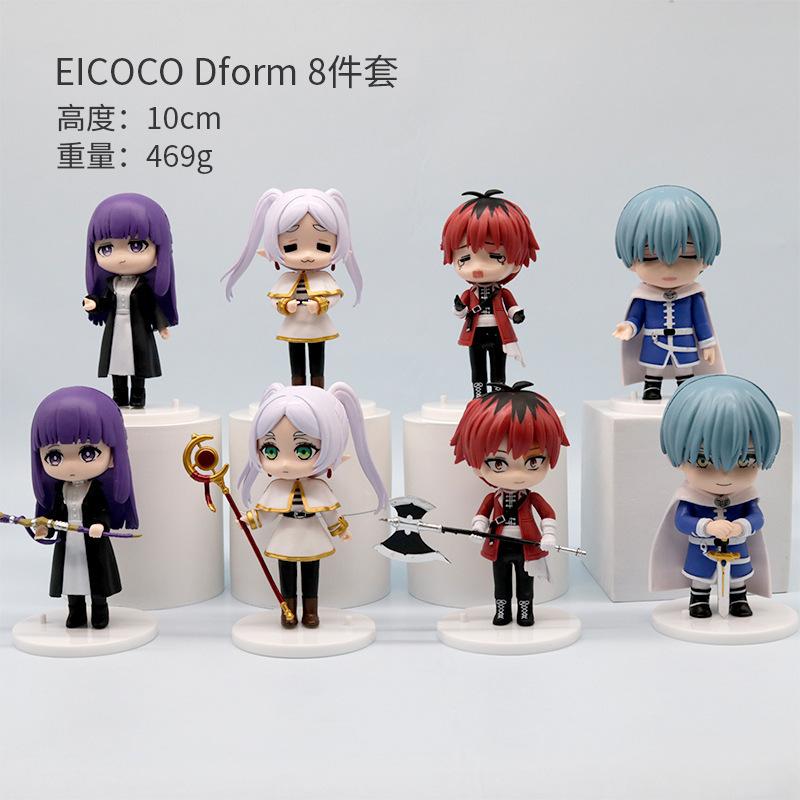 8 Stück Die Vergrabene Fulian Q Version Figur Ferensimmelshutark Zweidimensional Niedliches Anime Modell Ornamente Geburtstagsgeschenk Für Jungen