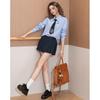 ET BOITE Women's Minimalist Striped Casual Shirt