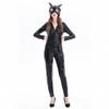 Catwoman PU Leather Costume for Women, Sexy Halloween Cosplay Outfit
