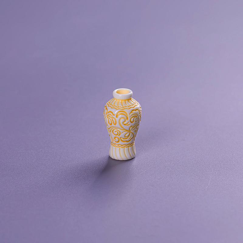 

Micro Landscape Simulation Antique Style Decorative Vase Mini Resin Decoration DIY Accessories Doll House Car Desktop Decoration