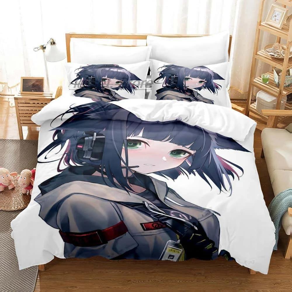 3D tisk Anime Arknights Ložní souprava Single Twin Full Queen King Size Postel Dospělý/Dětská ložnice Sady povlečení na peřinu Bytový textil