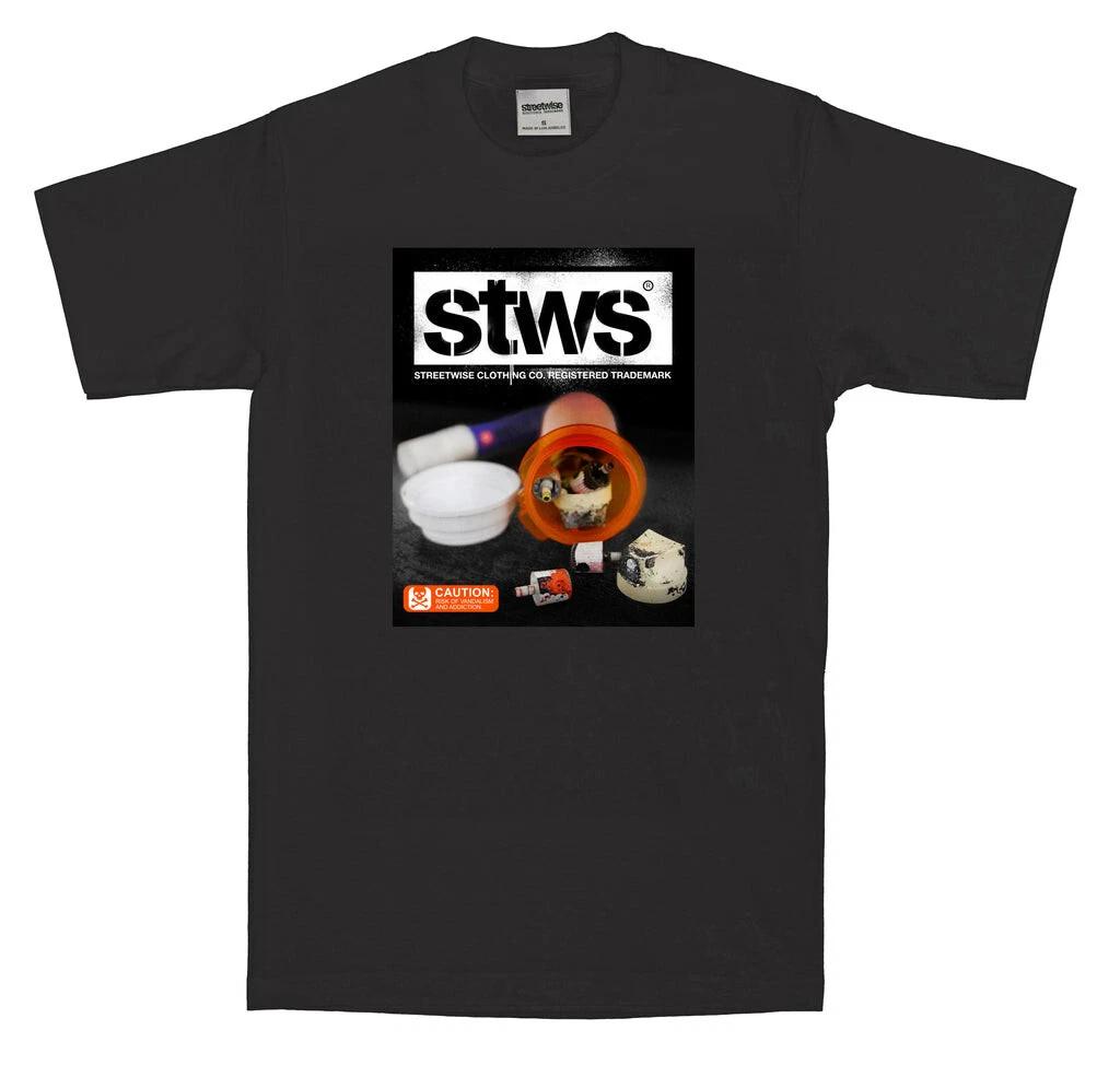 

Streetwise Clothing Mobber 100% Cotton T-shirt Mens Tees Top - Graffiti Streetwear 2XL