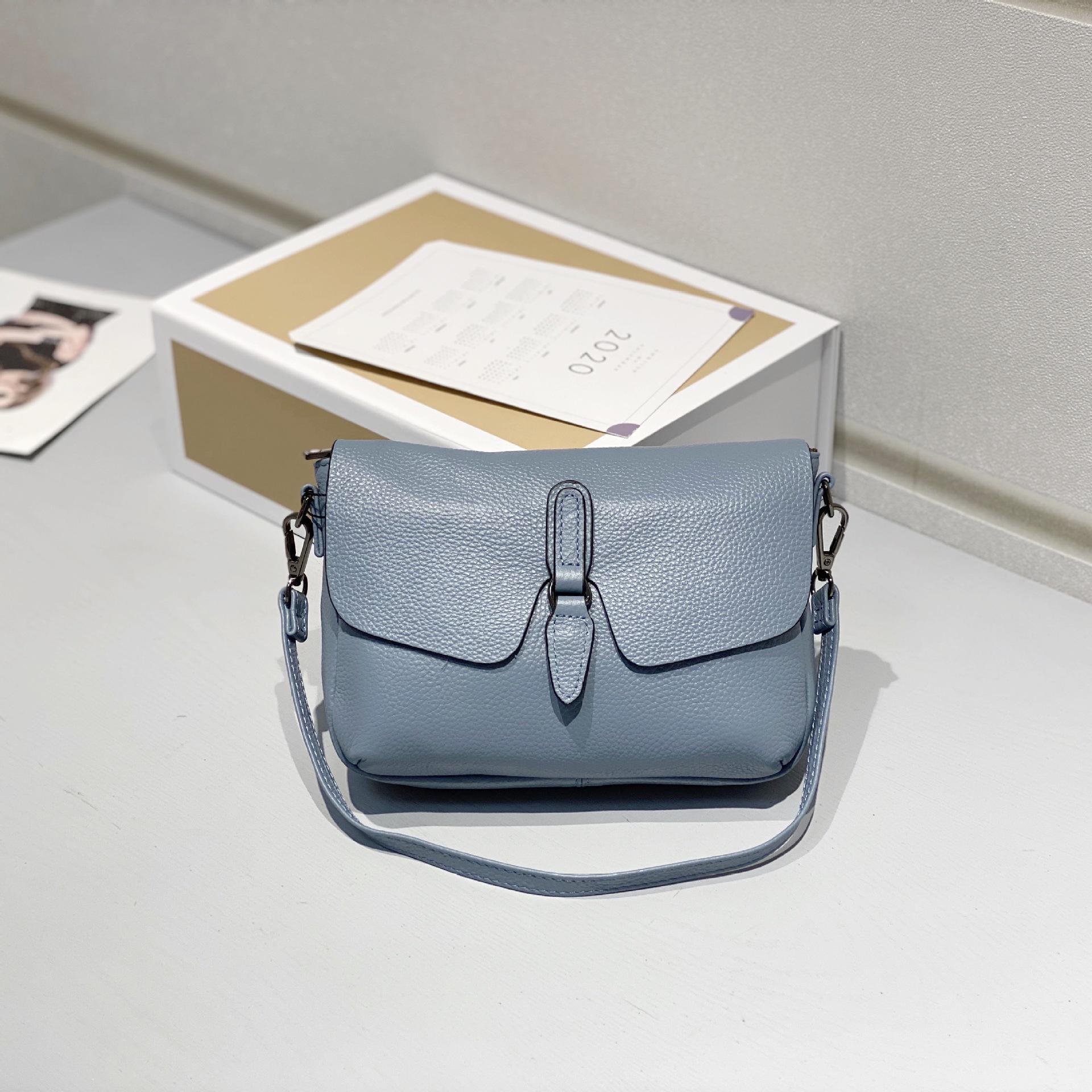 Women s Genuine Leather Crossbody Bag - Versatile & Exquisite Cowhide Handbag 21cm Length x 7cm Width x 15cm Height