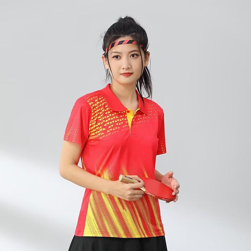 Quick-Dry Badminton Shirt Men Women Kids Sport T-Shirt Training Competition Uniform
